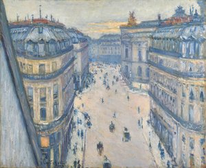 Halévy-Straße, Blick vom siebten Stock von Gustave Caillebotte