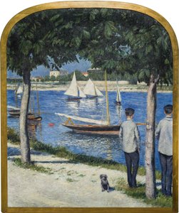 Das Ufer von Petit Gennevilliers und die Seine, 1890