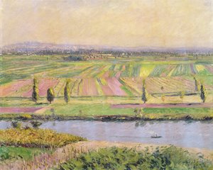 Die Ebene von Gennevilliers von den Hügeln von Argenteuil, 1888 von Gustave Caillebotte