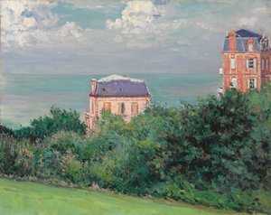 Villen in Villers-sur-Mer, 1880 von Gustave Caillebotte