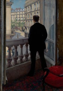 Junger Mann am Fenster von Gustave Caillebotte