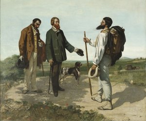 Bonjour, Monsieur Courbet von Gustave Courbet