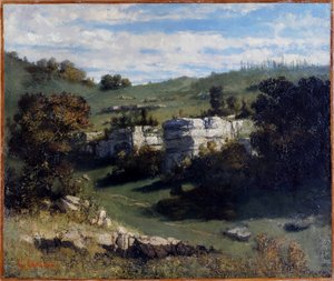 Paysage du Jura von Gustave Courbet