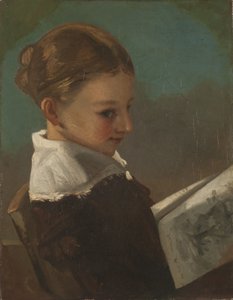 Juliette Courbet im Alter von zehn Jahren von Gustave Courbet