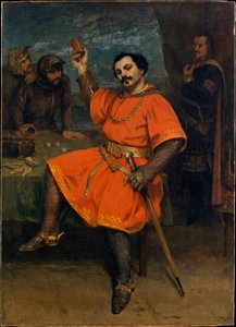 Louis Gueymard (1822-1880) als Robert der Teufel von Gustave Courbet