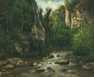 Landschaft nahe Puit Noir bei Ornans, nach 1872 von Gustave Courbet