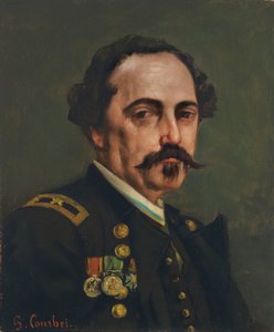 Porträt von General Gustave Paul Cluseret 1823-1900 von Gustave Courbet