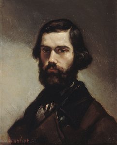 Porträt von Jules Vallès 1832-1885, 1861