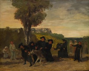 Die Rückkehr vom Treffen, 1863 von Gustave Courbet