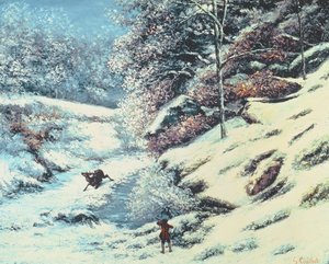 Der verwundete Hirsch von Gustave Courbet