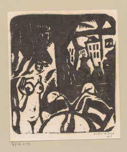 Innenraum mit nackter Frau und Fenster von Gustave De Smet (signed by artist)
