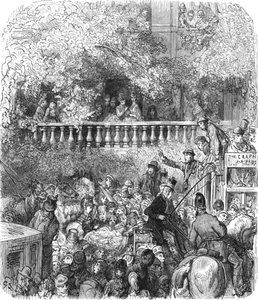 Ein Block auf der Straße, 1872 von Gustave Dore
