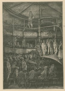 Blondin in Shoreditch, London von Gustave Dore