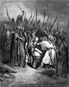 Tod von Agag durch Doré - Bibel