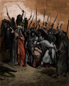 Tod von Agag von Doré - Bibel von Gustave Dore