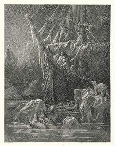 Gustave Doré Illustration für Coleridges Rime of the Ancient Mariner von Gustave Dore