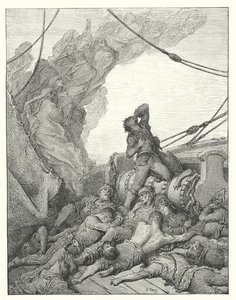 Gustave Doré Illustration für Coleridges Rime of the Ancient Mariner