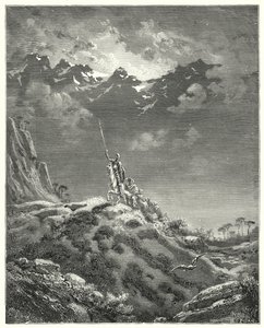 Gustave Dorés Don Quixote: "In Richtung des Königreichs Micomicon" von Gustave Dore