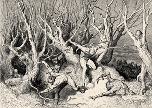 Illustration zur Göttlichen Komödie - Hölle (La Divina Commedia, L