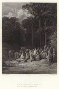 Illustration für Vivien von Alfred Tennyson von Gustave Dore