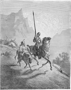 Illustration zum Buch Don Quijote de la Mancha von M. de Cervantes, 1863