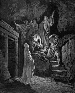 Jesus erweckt Lazarus aus seinem Grab, 1865-1866