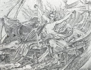 Leben und Tod bestimmen das Schicksal der Besatzung durch Los von Gustave Dore
