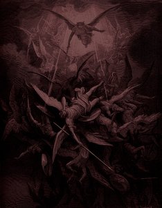 Das verlorene Paradies: Der Sturz der rebellischen Engel, Künstler Doré