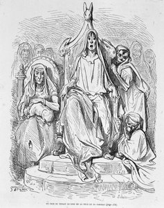 Personifikation der Angst und seiner Familie von Doré