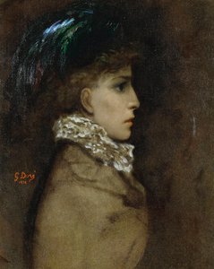 Porträt der Schauspielerin Sarah Bernhardt