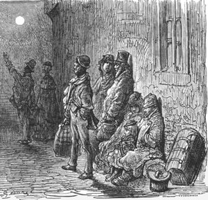 Provinzler auf der Suche nach einer Unterkunft, 1872