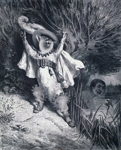 Der gestiefelte Kater, Illustration von Gustave Doré für das Märchen von Charles Perrault