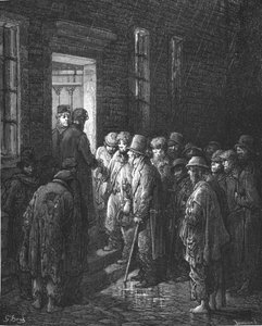 Zuflucht - Antrag auf Aufnahme, 1872 von Gustave Dore