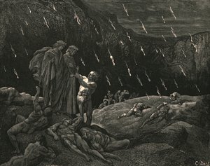 Herr! Brunetto! Und seid ihr hier von Gustave Dore