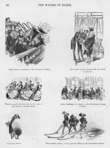 Humorvolle und groteske Skizzen von Gustave Doré (Gravur)