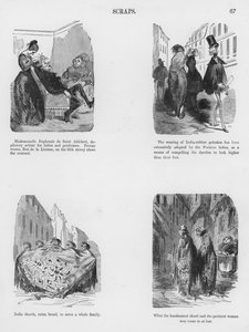 Humorvolle und groteske Skizzen von Gustave Doré