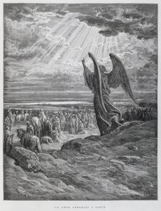 Der Engel erscheint Josua von Gustave Dore