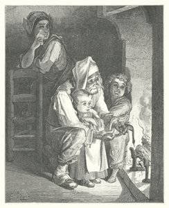 Die Fabeln von La Fontaine: Der Bauer und die Schlange von Gustave Dore