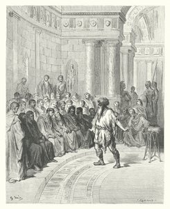 Die Fabeln von La Fontaine: Der Bauer der Donau von Gustave Dore