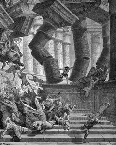 Der Tod von Samson - Bibel von Gustave Dore