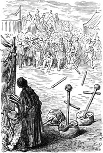 Drei Stöcke ein Penny, 1872 von Gustave Dore