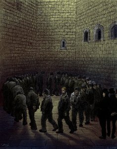 Viktorianisches Londoner Gefängnis von Gustave Dore