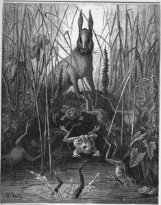 Der Hase und der Frosch - aus "Fabeln" von Jean de La Fontaine