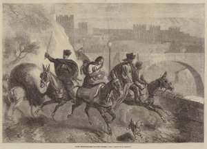 Zigeunerpferdehändler verlassen Toledo von Gustave Janet