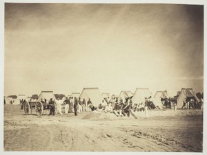 Artillerielager, Camp de Châlons von Gustave Le Gray