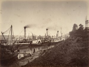 Fête de S. A. Ismaïl Pacha an Bord der Boote von LL. A A. den Prinzen, Januar 1867, 1867