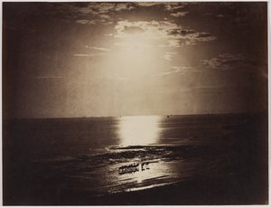 Le soleil couronné, Normandie, 1856-59 von Gustave Le Gray