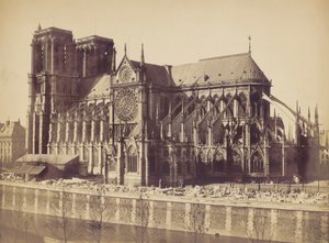 Kathedrale Notre-Dame de Paris von Gustave Le Gray