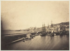 Der Steg in Sète von Gustave Le Gray