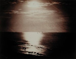 Die Sonne im Zenit, Normandie, um 1860 von Gustave Le Gray